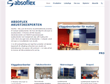 Tablet Screenshot of absoflex.se